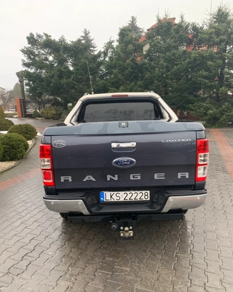 Ford Ranger cena 98000 przebieg: 108000, rok produkcji 2016 z Tarnów małe 37